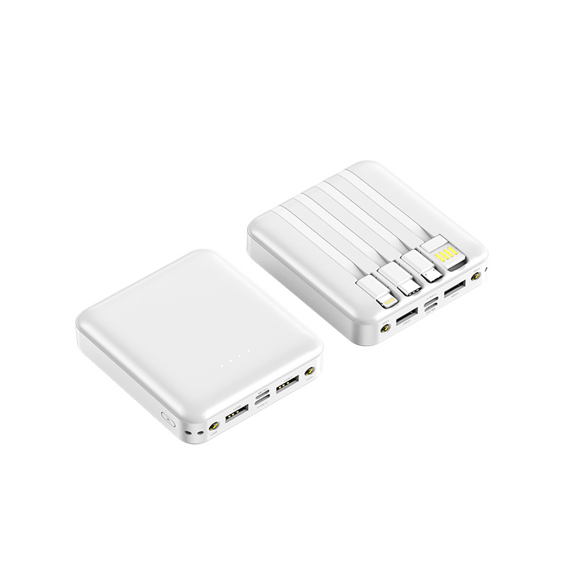 Producto de tendencia 2022 Powerbank de carga rápida Banco de batería de 2000 Mah con cables Banco de energía de los más vendidos de Amazon