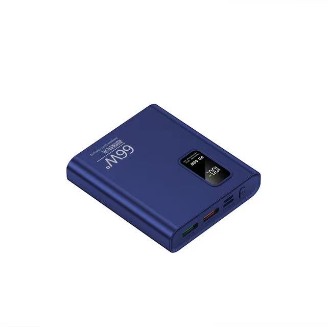 Banco de energía de carga súper rápida 10000mah Pd66w Hd Cargador portátil digital Batería externa Banco de energía universal