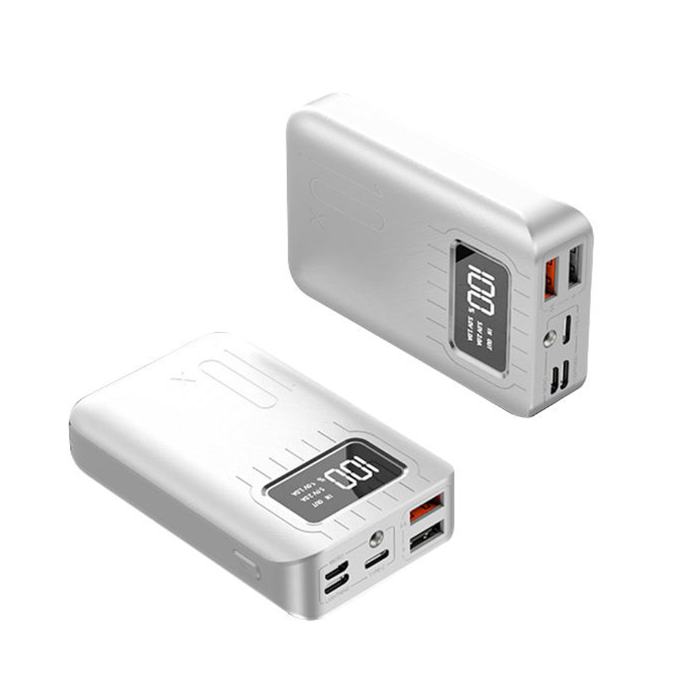 Banco de energía de moda Digibloom con Logo 10000mah Plástico original con luz LED y pantalla LED